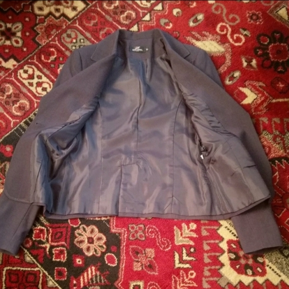 NWOT*Gray single button blazer*Fully-lined*Sz S - Picture 5 of 8